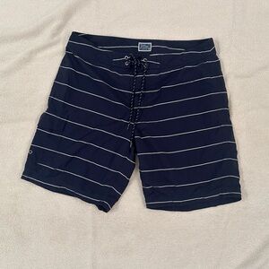 Men’s striped trunk with lining size large